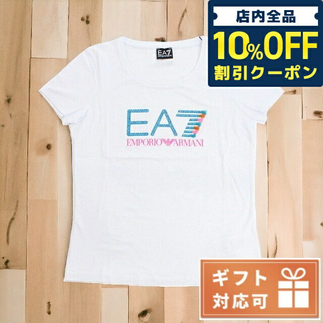 ＼6/1限定★750円割引！全品10%OFFにさらに+3倍／ イーエーセブン Tシャツ レディース EA7 ペルー 3HTT31 WHITE ホワイト系 ファッション 選べるモデル