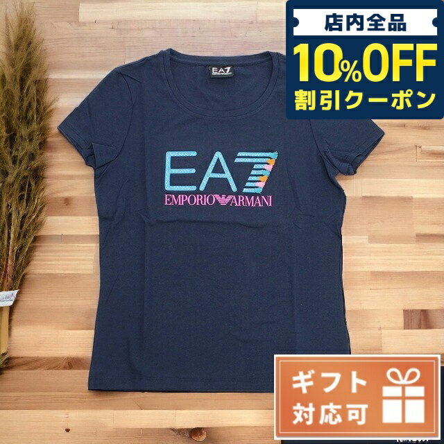 ＼6/1限定★720円割引！全品10%OFFにさらに+3倍／ イーエーセブン Tシャツ レディース EA7 ペルー 3HTT31 NAVY BLUE ネイビー系 ファッション 選べるモデル