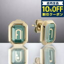 ＼激アツな6日間★1,160円割引クーポン！全品10%OFF／ フルラ ピアス レディース ブランド FURLA OCTAGONAL EARRINGS ステンレススチール スタッド 両耳用 FJ0305ETU ゴールド グリーン アクセサリー