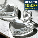 ＼激アツな6日間★3,290円割引クーポン！全品10%OFF／ MARC JACOBS マークジェイコブス ピアス レディース ブランド ザ チャームド ダブル ハート 真鍮 J209MT4RE22 980 クリア シルバー 大ぶり アクセサリー ハイブランド 記念日 誕生日プレゼント 女性 ギフト