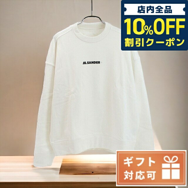 ＼5/18限定★4,010円OFFクーポン！全品10%OFFにさらに+3倍／ ジル サンダー スウェット レディース JIL SANDER コットン100% イタリア JPPS707513 ホワイト系 ファッション 選べるモデル