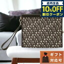 ＼激アツな6日間★3,400円割引クーポン！全品10%OFF／ マックスマーラ MAX MARA 2345110239600 003 Mロゴ ジャカード クラッチバッグ ミディアム ハンドポーチ ブラウン レディース MaxMaraGram CLUTCHY