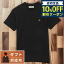 ＼7日10時まで★1,940円割引クーポン！全品10%OFF／ ヴィヴィアンウエストウッド Vivienne Westwood 3G010013 J001M N401 L オーブ刺繍 クルーネック 半袖 Tシャツ Lサイズ ブラック メンズ レディース ユニセックス MULTICOLOR ORB CLASSIC ブランド