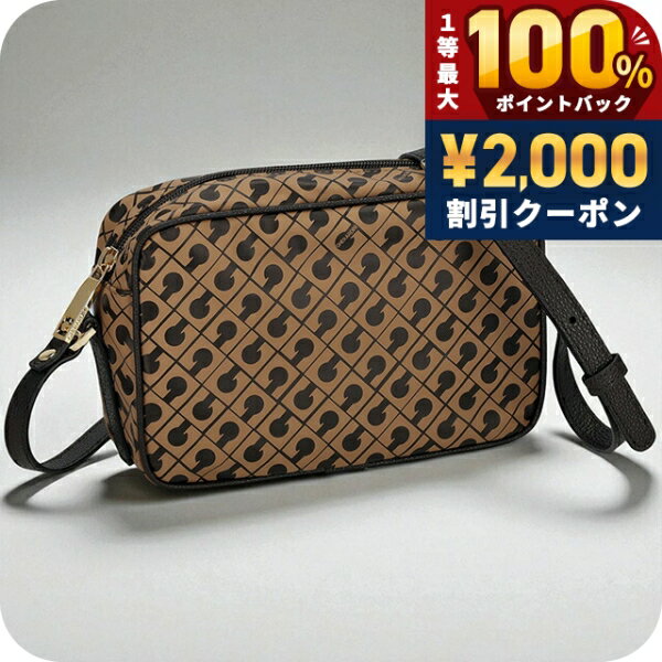 GHERARDINI - ＼6/5は超激アツ★ラッキーDAY／ ゲラルディーニ ショルダーバッグ レディース ブランド GHERARDINI GH2416 TOFFE ブラウン/ブラック 斜めがけ 高級 おしゃれ プレゼント 女性 実用的 かわいい