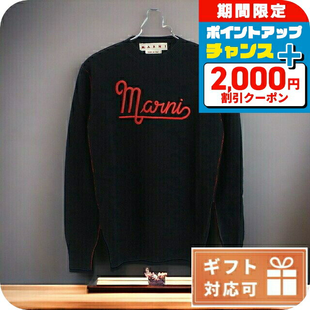 ������2000��OFF�ܤ����9�ܡ� �ޥ�� �˥å� ��ǥ����� MARNI ������100% �����ꥢ GCMD0283Q0 �֥�å� �ե��å���� ���٤���...