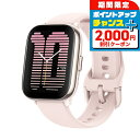 \2000円OFF+さらに9倍/ アマズフィット ペタルピンク 充電式クオーツ スマートウォッチ ブランド メンズ レディース Bluetooth Amazfi...