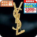 \2000円OFFクーポン&さらに+9倍/ サンローラン ブローチ レディース ブランド SAINT LAURENT イタリア 652410 ゴールド系 小物