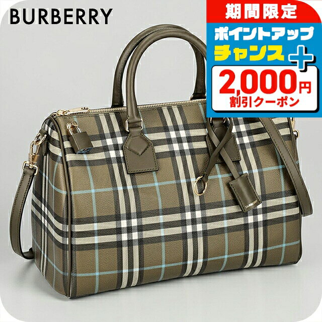 ＼クーポン利用で198760円★さらに+9倍／ バーバリー ハンドバッグ メンズ レディース ブランド BURBERRY ITALY 8074511 A3791 オリーブグリーン