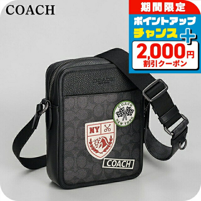 COACH - ＼6/7は激アツ★ラッキーDAY／ コーチ ショルダーバッグ メンズ ブランド COACH Philippines CAT79 QBA5F チャコール/マルチカラー 斜めがけ ブランド 高級 おしゃれ プレゼント 男性 実用的 かっこいい