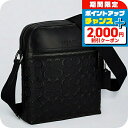 \2000円OFF+全品5倍★8/5限定/ コーチ ショルダーバッグ メンズ COACH シグネチャー レザー 4009 QB BK 1 ブラック 斜めがけ ブランド 高級 おしゃれ プレゼント 男性 実用的 かっこいい