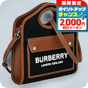 \2000円OFFクーポン&さらに+9倍/ バ-バリ- ハンドバッグ レディース BURBERRY 8055746 ブラック ブラウン 軽量 小さめ 手提げ ブランド 高級 おしゃれ プレゼント 女性 実用的 かわいい