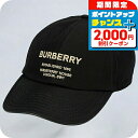 \2000円OFF+全品5倍★8/10限定/ バ−バリ− キャップ メンズ ブランド BURBERRY 8068034 L ブラック 敬...