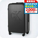 \2000円OFF+全品5倍★8/10限定/ カルバンクライン スーツケース メンズ レディース ブランド Calvin Klein LH818LN3 BLK S ブラック 敬老の日ギフト