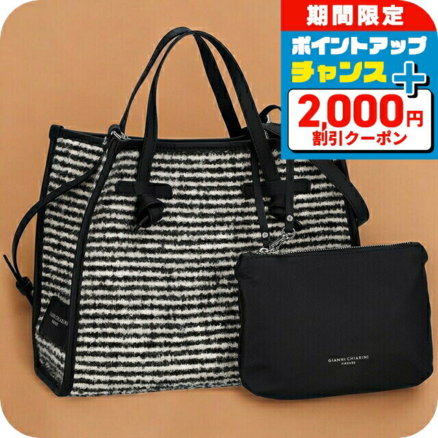 ＼2000円OFF+さらに12倍★25日限定／ ジャンニキアリーニ トートバッグ レディース ブランド GIANNI CHIARINI BS 9752 PULLOVER ブラック