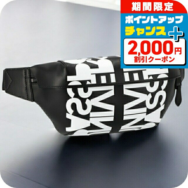 ＼2000円OFF+さらに9倍／ バ-バリ- ボディバッグ メンズ ブランド BURBERRY 8051849 ブラック／ホワイト