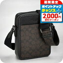 \2000円OFF+全品5倍★8/5限定/ コーチ ショルダーバッグ メンズ COACH CAT78 ブラウン/ブラック 斜めがけ ブランド 高級 おしゃれ プレゼント 男性 実用的 かっこいい