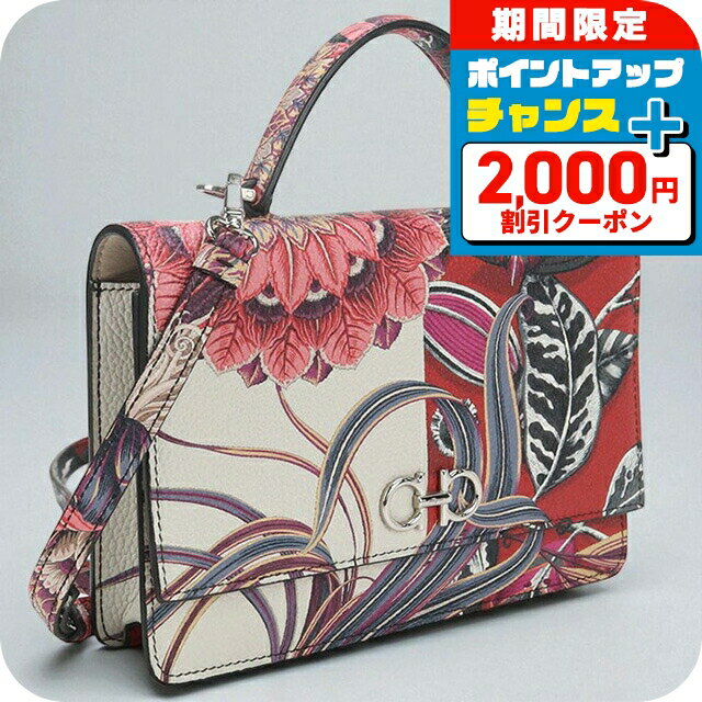 ������2000��OFF�ܤ����9�ܡ�����š� �ե��饬�� �ϥ�ɥХå� ��ǥ����� �֥��� FERRAGAMO ��������� 2WAY 22 D866 ��å� ...