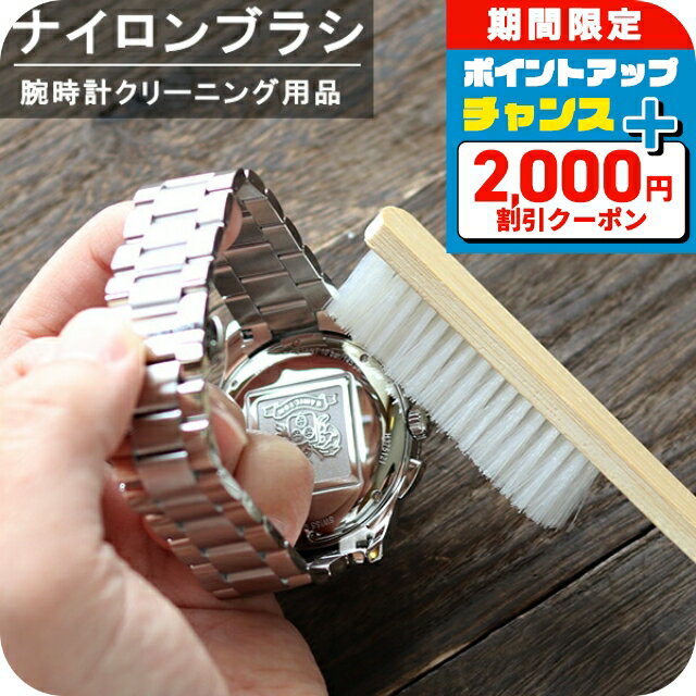 ＼2000円OFF+全品5倍+さらに12倍★5日限定／ 腕時計ケア用品 メンテナンス ナイロンブラシ 43800 洗刷毛..
