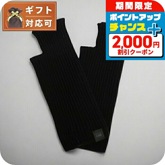 \2000円OFF+さらに9倍/ アグ UGG W FINGERLESS GLOVE 手袋 22660-BLK レディース ブラック 手袋