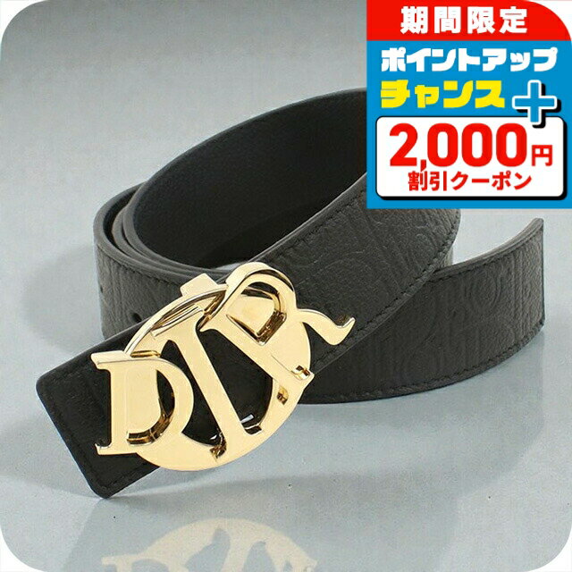 ディオール × ショーンステューシー ロゴ バックル レザー ベルト ブラック Christian Dior – ReVibe