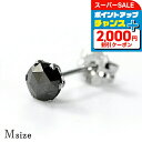 \最大2000円OFFクーポン★さらに+9倍/ ライオンハート ピアス メンズ レディース ブランド LION HEART プラチナ900 スタッド ブラックダイヤモンド 片耳用 04E12PS/M ブラック シルバー アクセサリー プレゼント 実用的