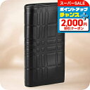 \2000円OFF+全品5倍+さらに9倍/ バ-バリ- 長財布 メンズ ブランド BURBERRY 8054850 ブラック ウォレット 高級 おしゃれ プレゼント 実用的