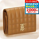 \2000円OFF+全品5倍+さらに9倍/ バ-バリ- 三つ折り財布 レディース ブランド BURBERRY 8062376 ブラウン ウォレット 高級 おしゃれ プレゼント 実用的