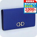 \2000円割引クーポン&さらに+9倍/ フェラガモ 長財布 レディース Ferragamo 22D779CALF LAPIS 762 895 ブルー ウォレッ...