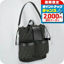 \2000円割引クーポン★さらに+9倍/ フェンディ リュック メンズ レディース ブランド FENDI 7VZ0700AG0M F0NPN ブラック