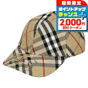 \2000円割引クーポン&全品5倍★25日限定/ バ−バリ− キャップ メンズ レディース ブランド BURBERRY チェック 808...