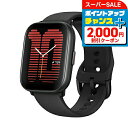 アマズフィット ミッドナイトブラック 充電式クオーツ スマートウォッチ ブランド メンズ レディース Bluetooth Amazfit SP170066-C1...