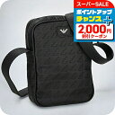 エンポリオ・アルマーニ ショルダーバッグ メンズ ブランド EMPORIO ARMANI Y4R600YQ67I 80001 ブラック