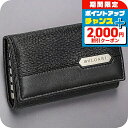 \2000円OFF+全品5倍★7/10限定/ ブルガリ キーケース メンズ レディース BVLGARI レザー 280887 BLK ブラック ブランド 高級 ...