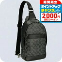 \2000円OFF+全品5倍★7/10限定/ コーチ ボディバッグ メンズ ブランド COACH 54787 CQ BK 1 チャコール/ブラック