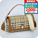 \2000円OFFクーポン&さらに+9倍/ バ−バリ− ショルダーバッグ レディース BURBERRY チェック 8066165 ベージ...