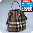 \2000円OFFクーポン&さらに+9倍/ バ−バリ− ハンドバッグ レディース BURBERRY チェック 8069655 ブラウン ...