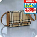 \2000円OFFクーポン&さらに+9倍/ バ−バリ− ショルダーバッグ レディース BURBERRY チェック 8070421 ベージ...