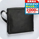 \2000円OFF+全品5倍★7/10限定/ イルビゾンテ ショルダーバッグ メンズ ブランド IL BISONTE BME039PO0001 ブラック