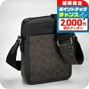 \2000円OFF+全品5倍★7/10限定/ コーチ ショルダーバッグ メンズ ブランド COACH CAT78 ブラウン/ブラック