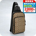 \2000円OFFクーポン&さらに+9倍/ コーチ ボディバッグ メンズ ブランド COACH CO910 カーキ