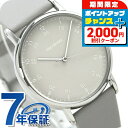 \2000円OFFクーポン&さらに+9倍/ イッセイミヤケ f エフ 日本製 革ベルト 39mm メンズ 腕時計 NYAJ005 ISSEY MIYAKE グレ...