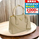 \2000円OFFクーポン&さらに+9倍/ プラダ ハンドバッグ レディース PRADA SAFFIANO LUX レザー イタリア 1BA896 SABBIA...