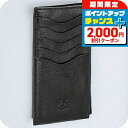 \2000円割引クーポン&全品5倍★当店限定/ イルビゾンテ カードケース メンズ レディース IL BISONTE SCC105PV0005 ブラック 定期入...