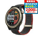 \2000円OFFクーポン&さらに+9倍/ アマズフィット チーター プロ ラントラックブラック 充電式クォーツ スマートウォッチ ブランド メンズ チタン Amazfit SP170062-C196 デジタル ブラック 黒