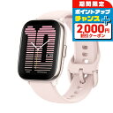\2000円OFFクーポン&さらに+9倍/ アマズフィット ペタルピンク 充電式クオーツ スマートウォッチ ブランド メンズ レディース Bluetooth Amazfit SP170066-C172 デジタル ピンク