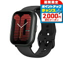 \2000円OFFクーポン&さらに+9倍/ アマズフィット ミッドナイトブラック 充電式クオーツ スマートウォッチ ブランド メンズ レディース Bluetoo...
