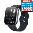 \2000円OFFクーポン&さらに+9倍/ アマズフィット Bip6 充電式クォーツ スマートウォッチ ブランド メンズ レディース Bluetooth Amazfit SP170074-C01 デジタル ブラック 黒