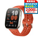 \2000円OFFクーポン&さらに+9倍/ アマズフィット Bip6 充電式クォーツ スマートウォッチ ブランド メンズ レディース Bluetooth Amazfit SP170074-C03 デジタル ブラック レッド 黒