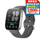 \2000円OFFクーポン&さらに+9倍/ アマズフィット Bip6 充電式クォーツ スマートウォッチ ブランド メンズ レディース Bluetooth Amazfit SP170074-C17 デジタル チャコールグレー
