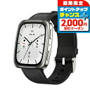 \2000円割引クーポン&全品5倍★当店限定/ アマズフィット プレミアムバージョン 充電式クォーツ スマートウォッチ ブランド メンズ レディース Bluetooth 替えベルト 健康 Amazfit SP170075-C01 デジタル シルバー ブラック 黒